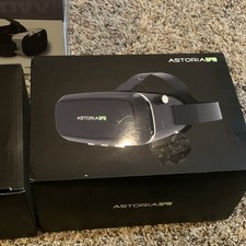 Astoria VR Smartphone Virtual Reality Headset Black Plastic with User Manual