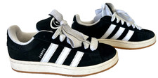 Adidas Originals Campus 00s Women's Shoes Size 6 US Black White Suede VGUC