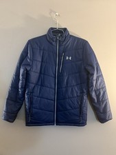 Under Armour Cold Gear Insulated Quilted Puffer Full-Zip Jacket Fitted Medium M