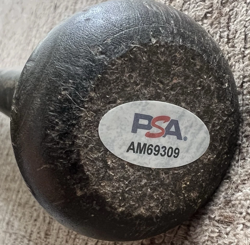 Dalton Rushing Signed GAME USED Rawlings Baseball Bat Dodgers Prospect Auto PSA - Image 3 of 3