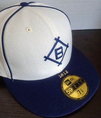 1912 BROOKLYN DODGERS COOPERSTOWN COLLECTION NEW ERA 59FIFTY HAT
