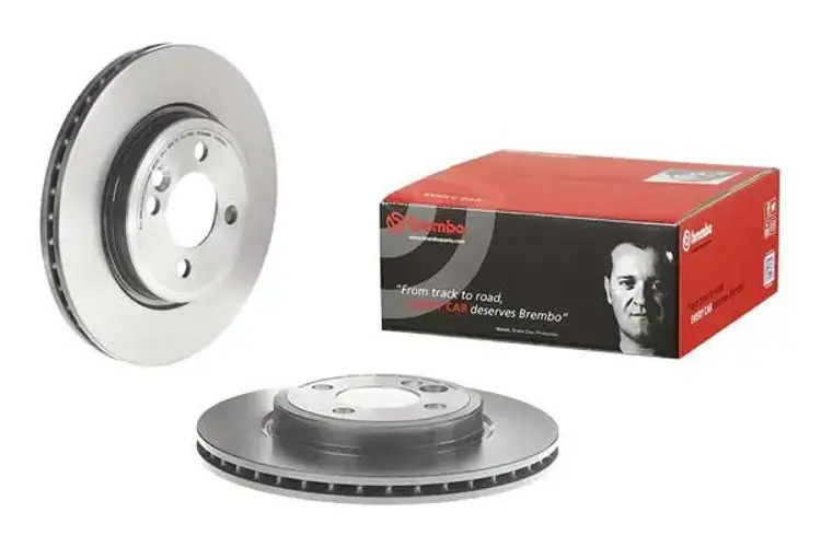 2x Brake disc internally vented 09.8655.21 BREMBO for MINI MINI MINI Convertible