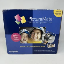 Epson Personal Photo Lab Printer B351A PictureMate 500 Deluxe Tested Powers On