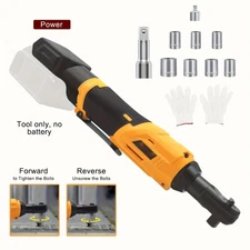 18V Cordless 3/8" Drive Ratchet Wrench with Variable Speed Control (No Battery)