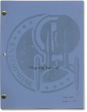 Star Trek ENTERPRISE TERRA NOVA Original screenplay for the 2001 #161758