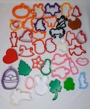 Huge Lot Of Halloween Christmas Easter Cookie Cutter 39 Cutters For Cookies