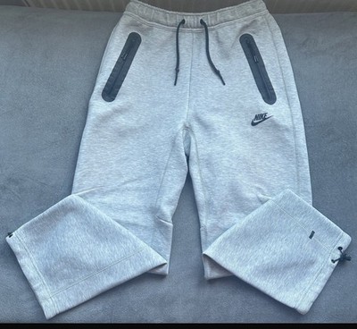 Nike Tech Fleece Baggy Jogger Hose S Grau Mit Verstellbaren Hosenbeinen