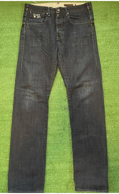 Vintage Mens Y2k G Star Raw 3301 Jeans 33 x 31 Blue Skinny Denim Skater Tapered