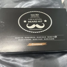 Beard Kit for Men Grooming & Care with 2 Pack Beard Oils, Balm, Wash, Sandalwood