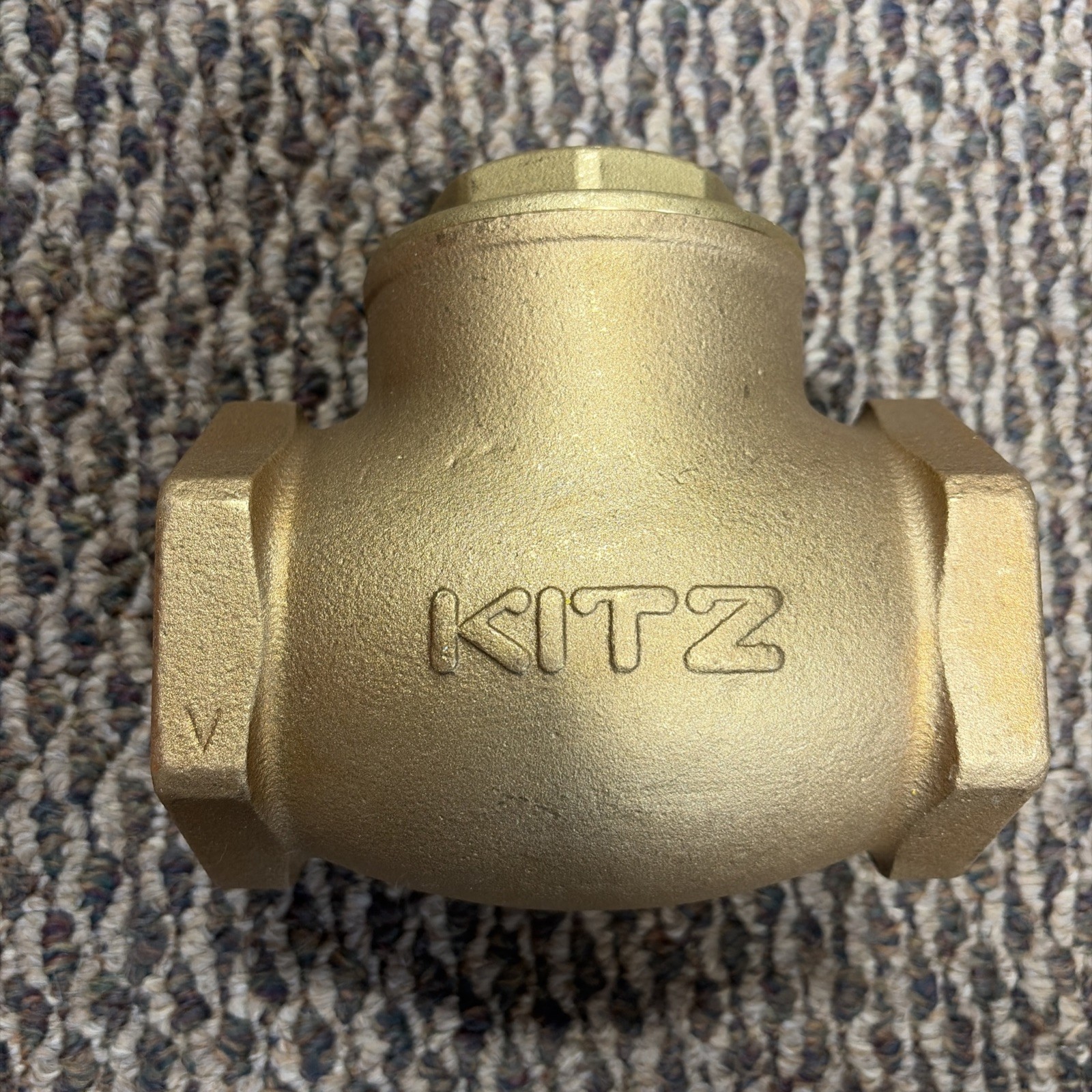 KITZ 2-1/2" BRASS SWING CHECK VALVE 200WOG *NEW OLD STOCK* 