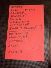 Mastodon 2004 early concert setlist Lafayette Indiana Remission era tour