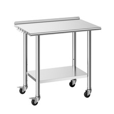 Uimoso Commercial Stainless Steel Kitchen Prep Table for Catering, 24x36 Inch