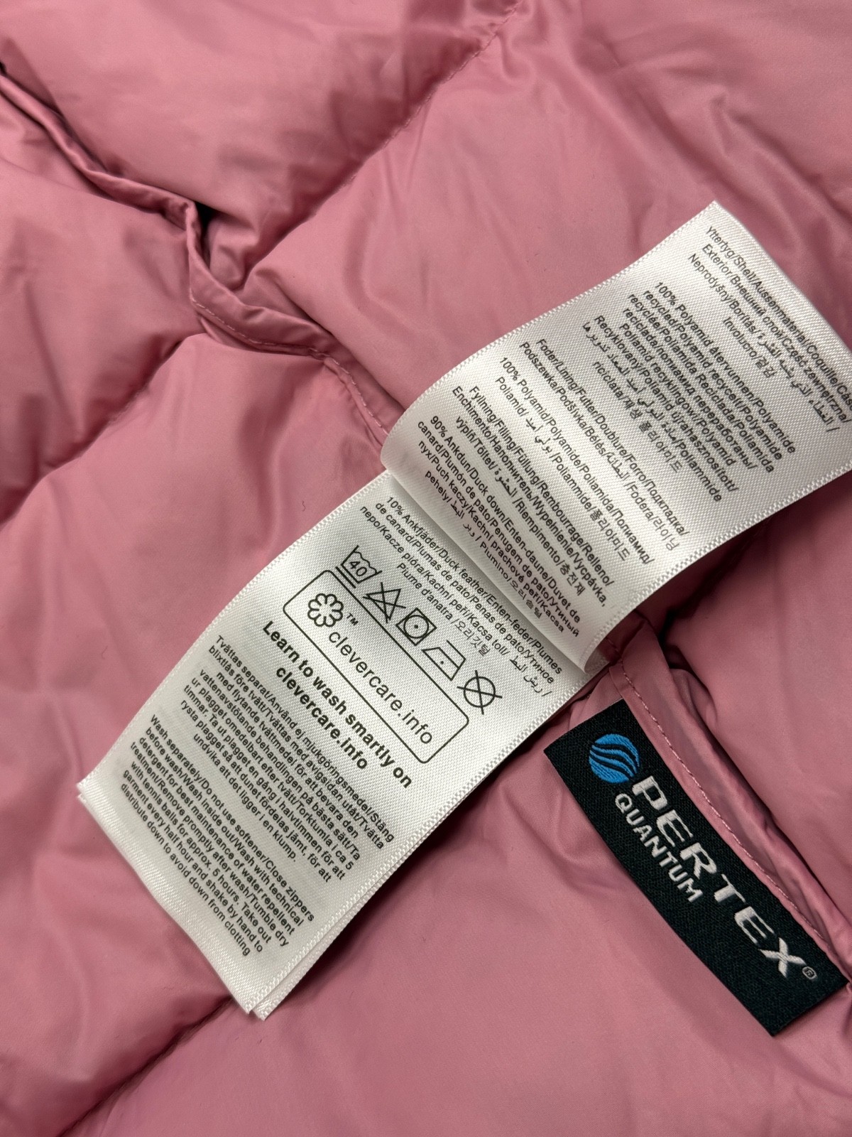 Peak Performance Down Jacket Puffer Rose Pink Qua… - image 16