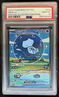 2024 Pokemon Paldean Fates Mew ex #232/091 PSA 10 GEM MINT
