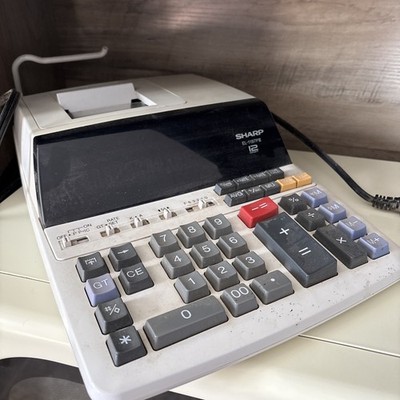 Sharp EL-1197P III 12-Digit Electronic Printing Desktop Calculator Tested