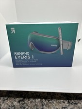 RENPHO Eyeris 1 Eye Massager Bluetooth Heat  Vibration, Remote  Bag Never used
