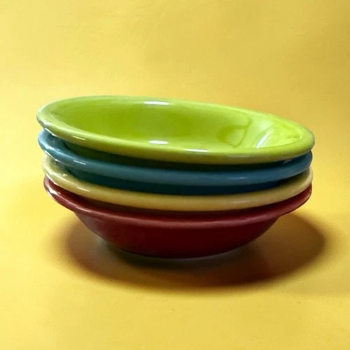 Set Of 4 Fiesta 5-3/8” Fruit Bowls 6 Oz USA