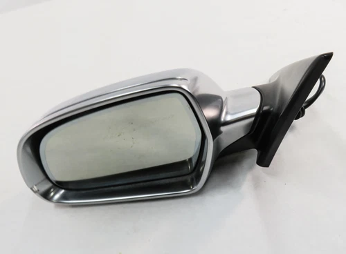09-14 AUDI A5 S5 (B8 8T) COUPE - LEFT HEATED MEM AUTODIM DOOR MIRROR (ALUMINUM)