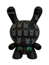 Kidrobot Oki-Ni 8" Dunny Rare Black SPACE INVADERS Mad Huck Gee Jled - Kozik