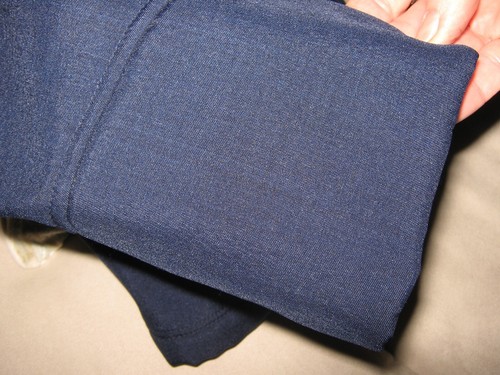 Womens small Wanderlust Traveler Zusa hooded Jacket navy blue ECO/F machine NWOT - Picture 10 of 10