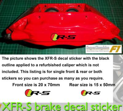Brake Caliper Decal stickers like XFR-S Circle Design Set Lime Green ...