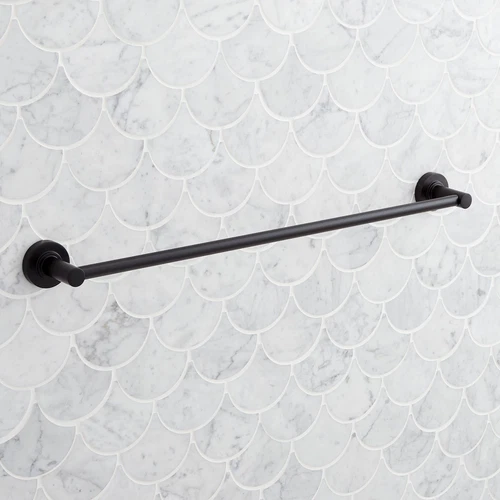 Signature Hardware SHLE24TBGM Lexia 24" Towel Bar - Gunmetal - Picture 7 of 9