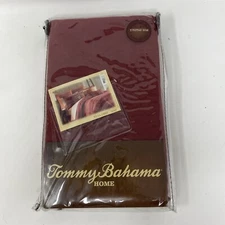 New Tommy Bahama Euro Pillow Sham Vera Cruz 26 in x 26 in Burgundy