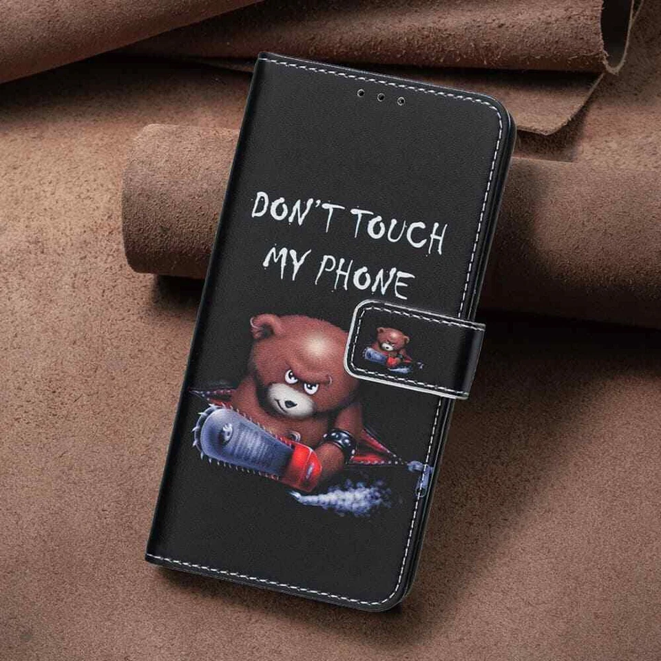 For iPhone 16 Pro 15 14 13 12 11 SE 7 8 Magnetic Wallet Case Leather Stand Cover - Image 2 of 4