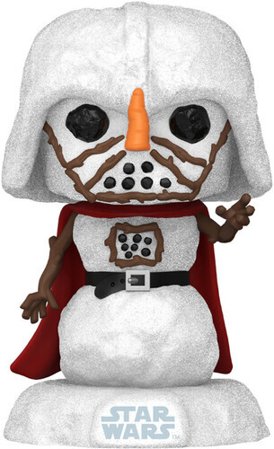 ¡Funko Pop! Figura De Vinilo Star Wars: Holiday- Darth Vader (Snowman) [Nuevo Juguete]