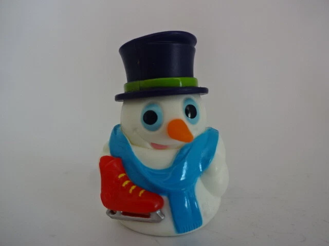 Weihnachts Figur / Schneemann / Schlittschuhe und Zylinder als Hut - 40 mm - Bild 1 von 1