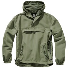 Image of Brandit Summer Windbreaker Adjustable Breathable Mens Mesh Lining Olive