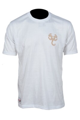 Scorpion Print T-Shirt Mens Branded Comfortable High Quality Fabrics Medium WHT