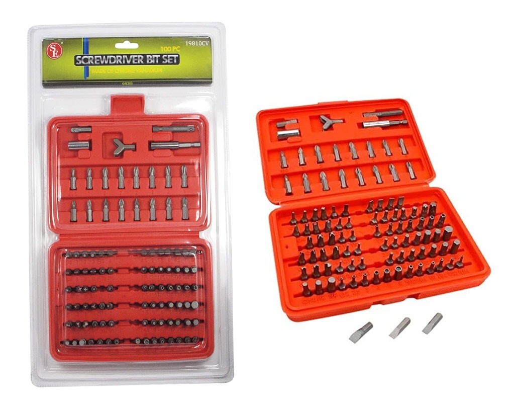 Sona Enterprises 100Pc Chrome Vanadium Security Bit Set - 19810CV