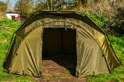 Carptrix One Man Bivvy, Easy Set up 2 Rib, Groundsheet, Zip Off Front - Picture 4 of 6