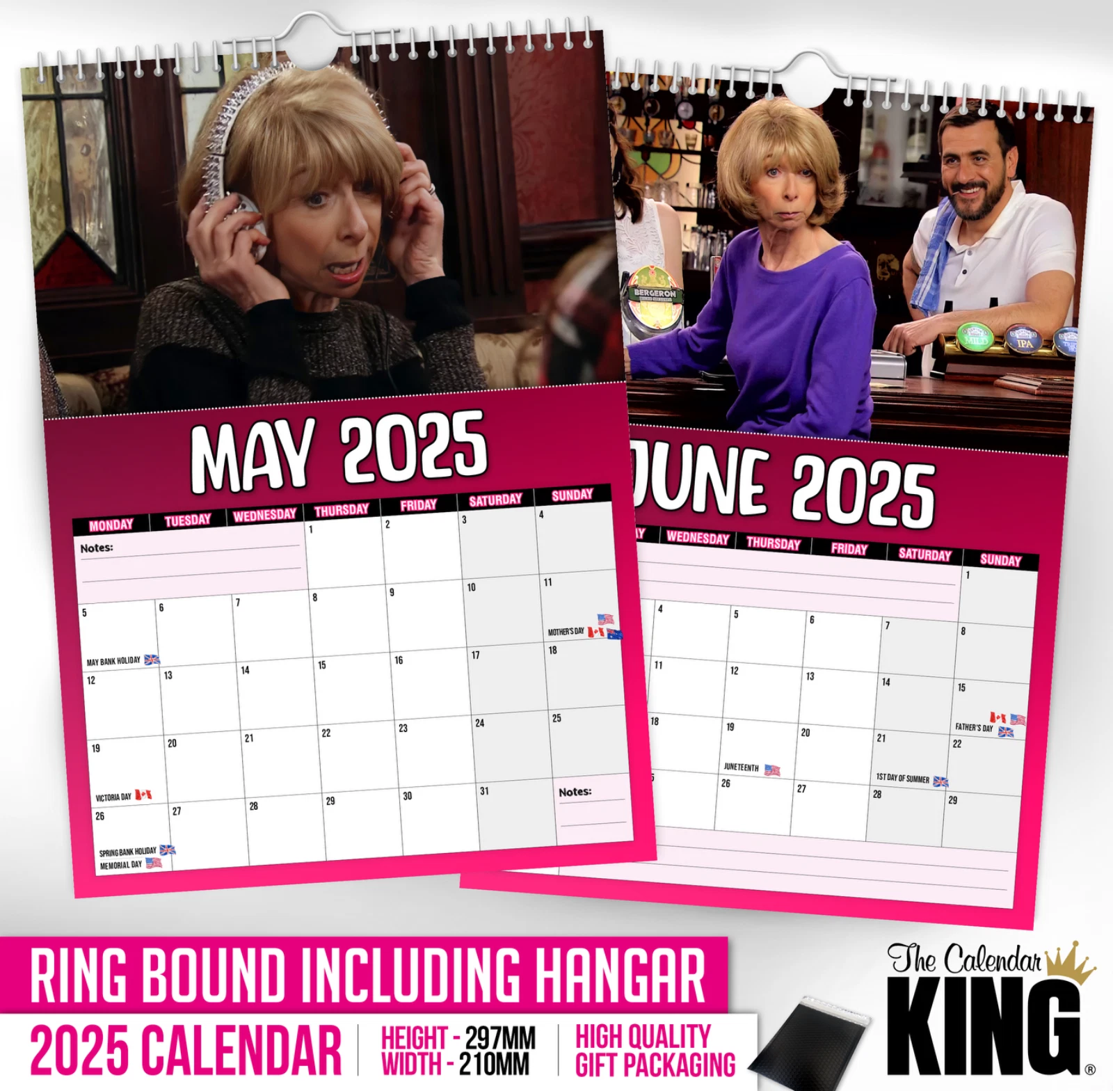 2025 Calendar - Gail Platt – Funny - Quirky - Christmas - Birthday