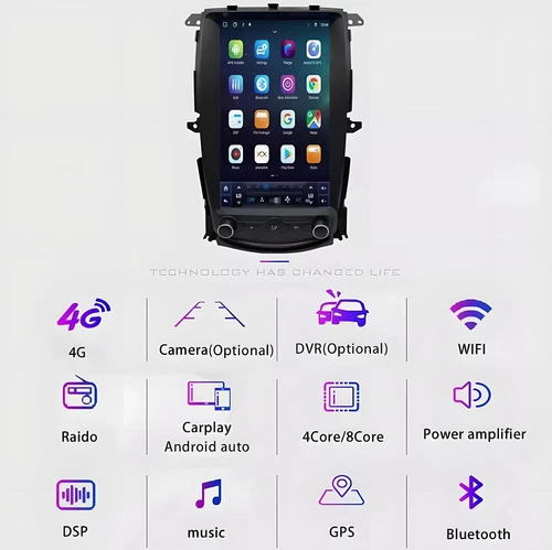 Android 13 Para 08-2019 Nissan 370Z Coche Estéreo Radio Carplay GPS Navegación Unidad Wifi - Imagen 4 de 11