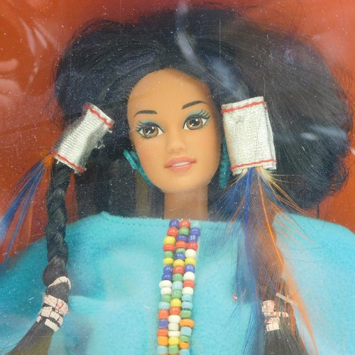 Barbie Native American NRFB #11609 2a Series 1993 Dolls of The World Special Ed - Picture 2 of 14