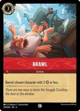 1x Brawl - 130/204 - Common - Cold Foil NM-Mint Disney Lorcana: Ursula's Return