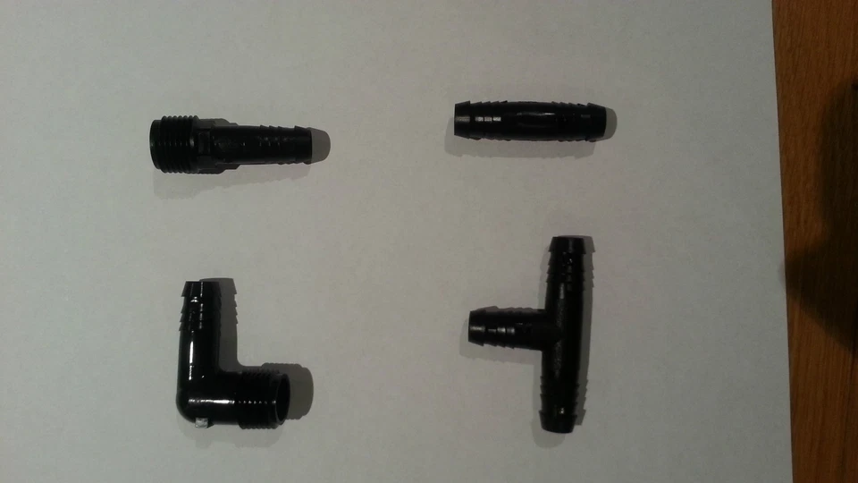 Rain Bird Anschlussteile 16 mm, SB Winkel, Gerade, T-Stück, Verbindungskupplung