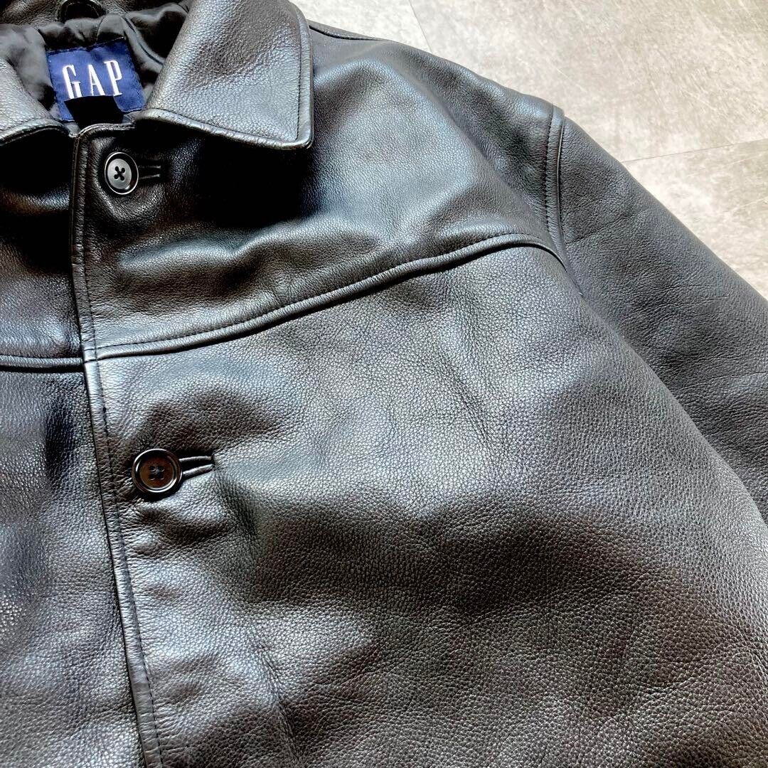 XL】90s OLDGAP leather jacket carcoat Lewis Leathers Schott XL】90s OLDGAP leather jacket carcoat Lewis Leathers Schott