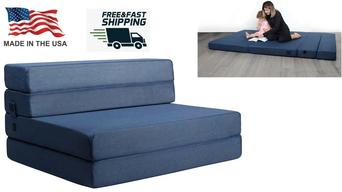 Tri fold mattress couch clearance