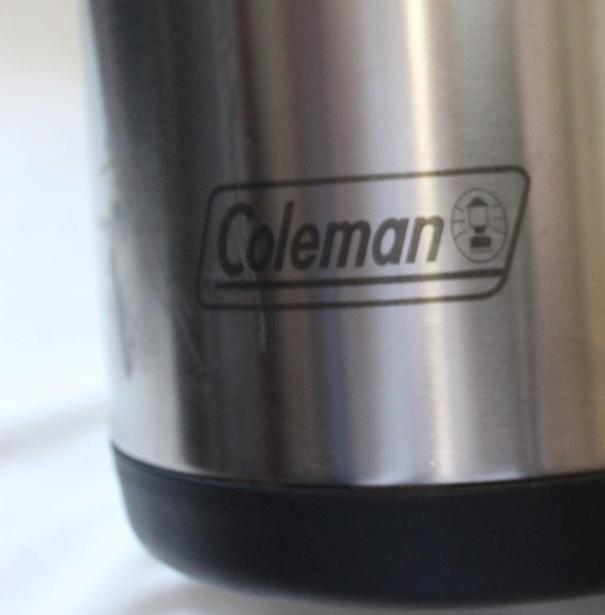 COLEMAN VACUUM CARAFE COFFEE THERMOS STAINLESS STEEL PUMP ACTION
