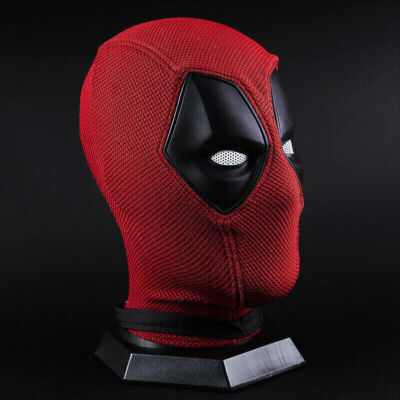 Halloween Karneval Cosplay Deadpool Kostüm Maske Superheld Cosplay Gewirke  G0P0