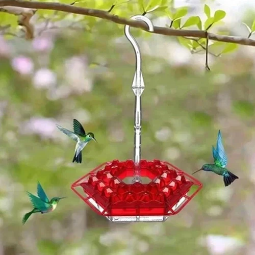 Hummingbird Feeders for Outdoors Easy Clean Mounting Plastic Hanging Feeders - Picture 9 of 13