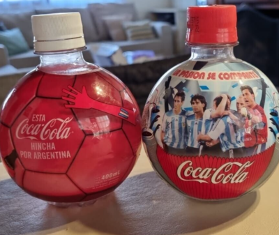 2 COCA COLA PLASTIC BOTTLE WORLD CUP GERMANY 2006 LIMITED