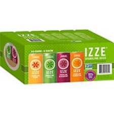 IZZE Sparkling Juice 4 Flavor Variety Pack 8.4 oz., 24 pk. NO SHIP TO CA