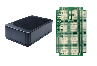 Project Box & Circuit Board Kit ABS Plastic Enclosure PCB