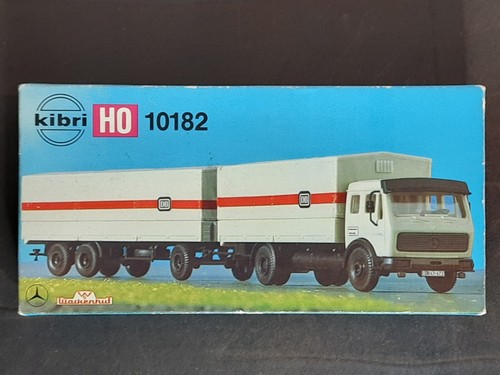 Camión Kibri H0 1:87 B-10182 Mercedes Benz con remolque de DB con embalaje original  | Zustand: Neu