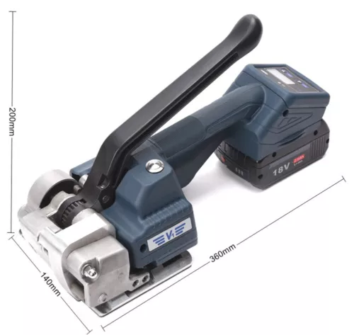 Flejadora eléctrica V1 PET PP correa flejadora herramienta con batería - Imagen 2 de 6