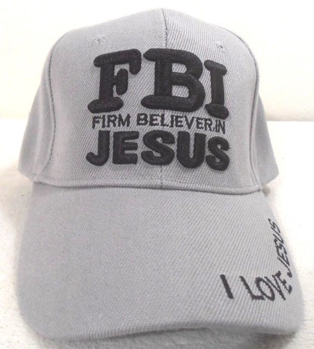 JESUS RELIGIOUS BALL CAP FBI FIRM 